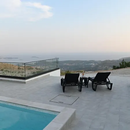 Villa Panorama - Private Heated Pool And Jacuzzi With Ocean View Ivanica