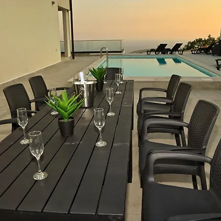 Villa Panorama - Private Heated Pool And Jacuzzi With Ocean View